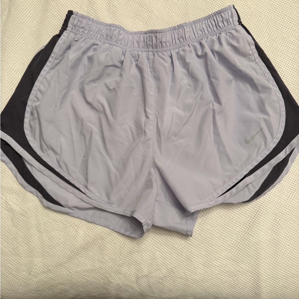 Nike light purple and Black Running Shorts
